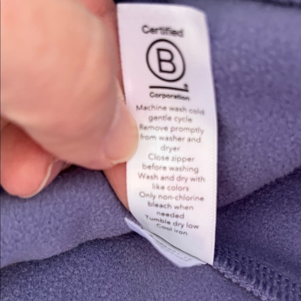 Athleta Lavender Full-Zip Hoodie - Picture 7 of 10